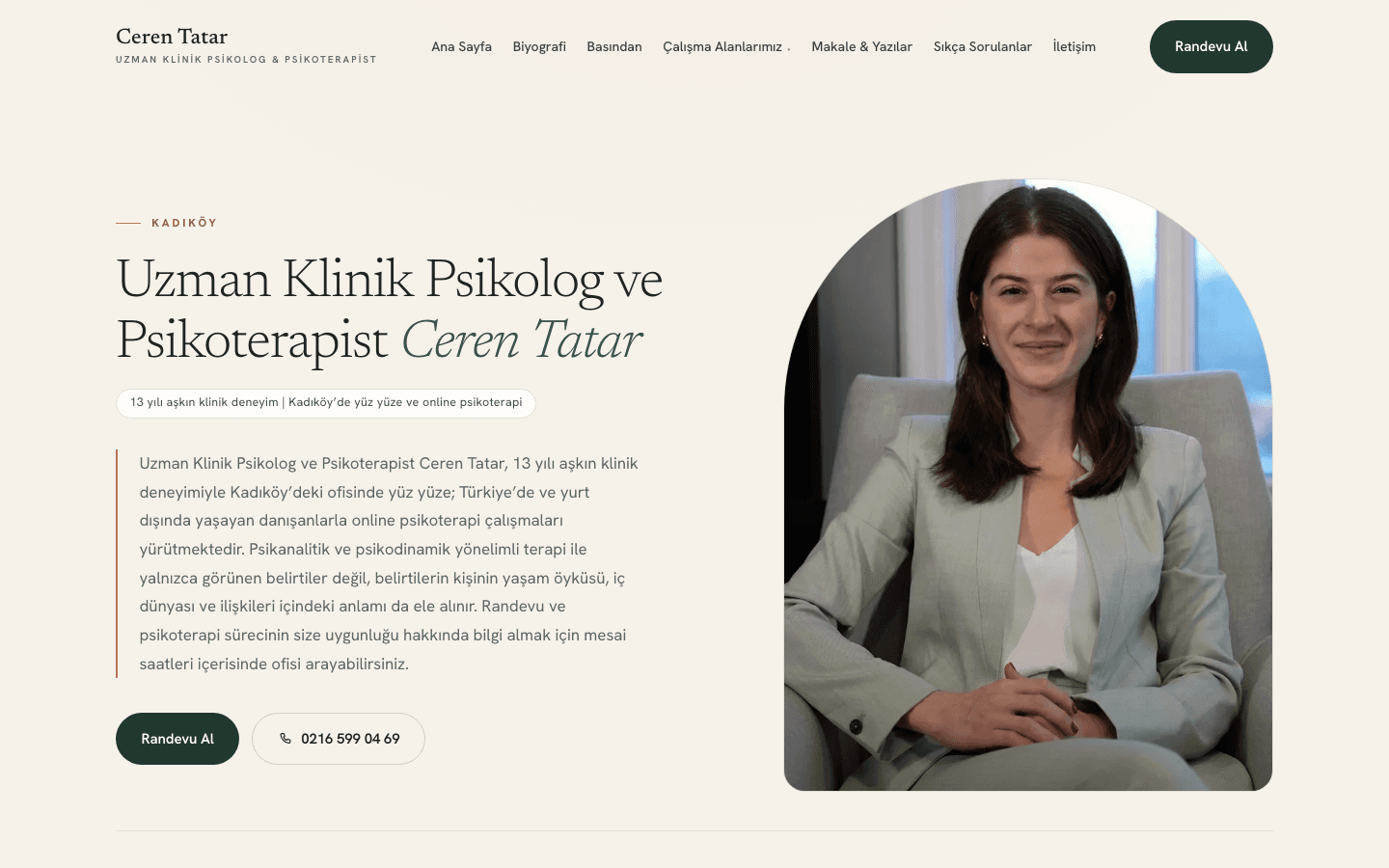 cerentatar.com anasayfa ekran görüntüsü